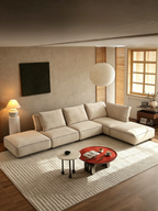 Cloud-Feel Sectional Couch for Living Room, Modular Convertible Sectional Couch, Sofa Cushion Covers Removable, Comfy Sofas with Chaise Ottomans for Apartment, Office