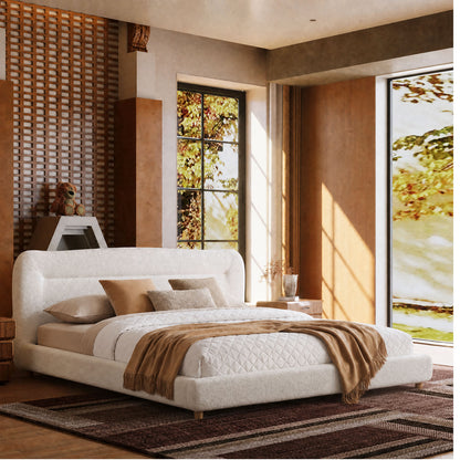 Queen Medieval Soft Rounded Cloud Feel Bed Frame