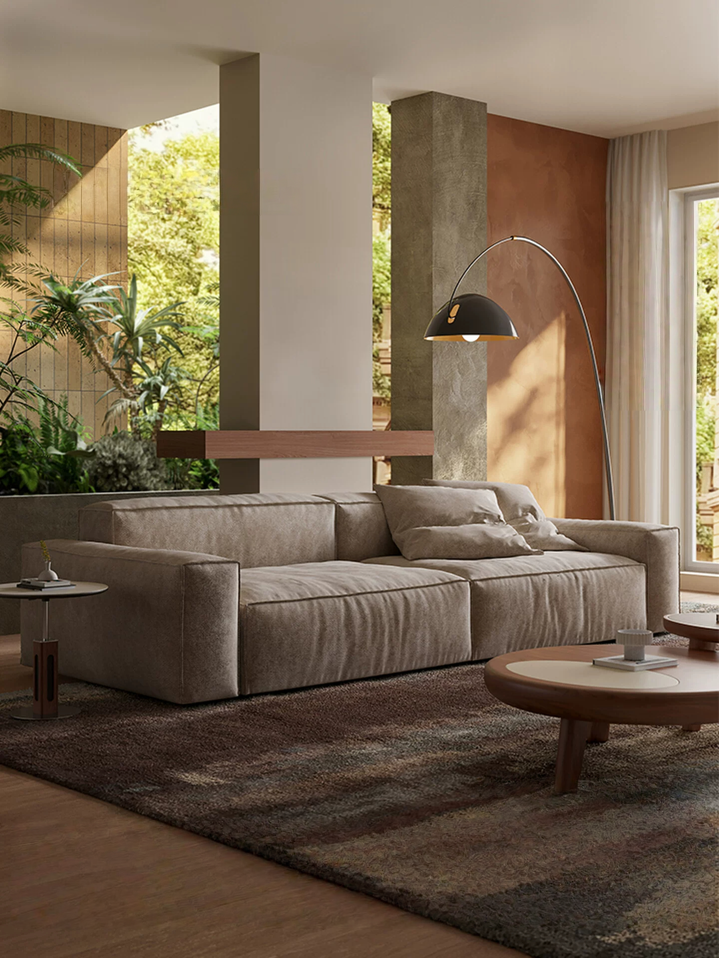102.36" Cloud-Feel Sofa for Living Room, Modern Large Couches Chenille Deep Seat Sofa Set 3 Seats, Oversized Big Comfy Cloud-Feel Couch for House Office