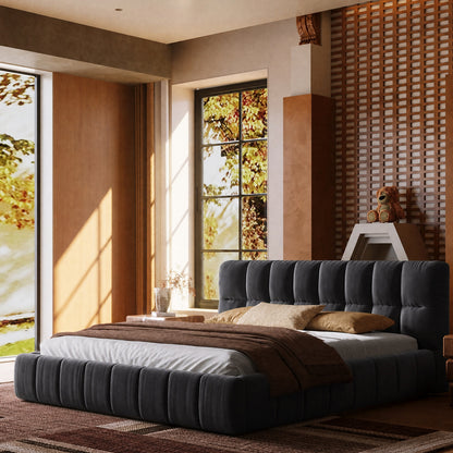 Queen Size Modern Cloud-Feel Bed Frame