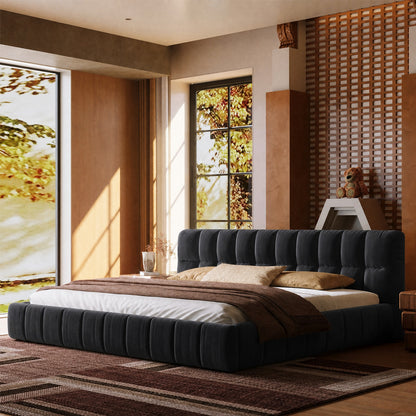 Queen Size Modern Cloud-Feel Bed Frame