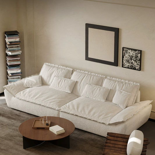 110.24" Oversized Cloud-Feel Sofa, Modern Comfy Sailboat Couches Extra Large Deep Seat Couch