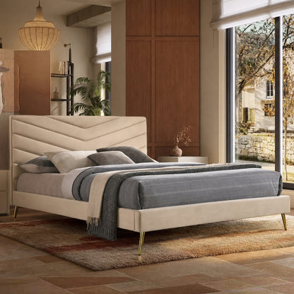 1200LBS Silent Solid Slats Double Platform Bed