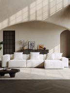 112.6" Cloud-Feel Couch with Deep Seat, Covers Removable & Washable, Love Seat Sofas Furniture for Living Room,
