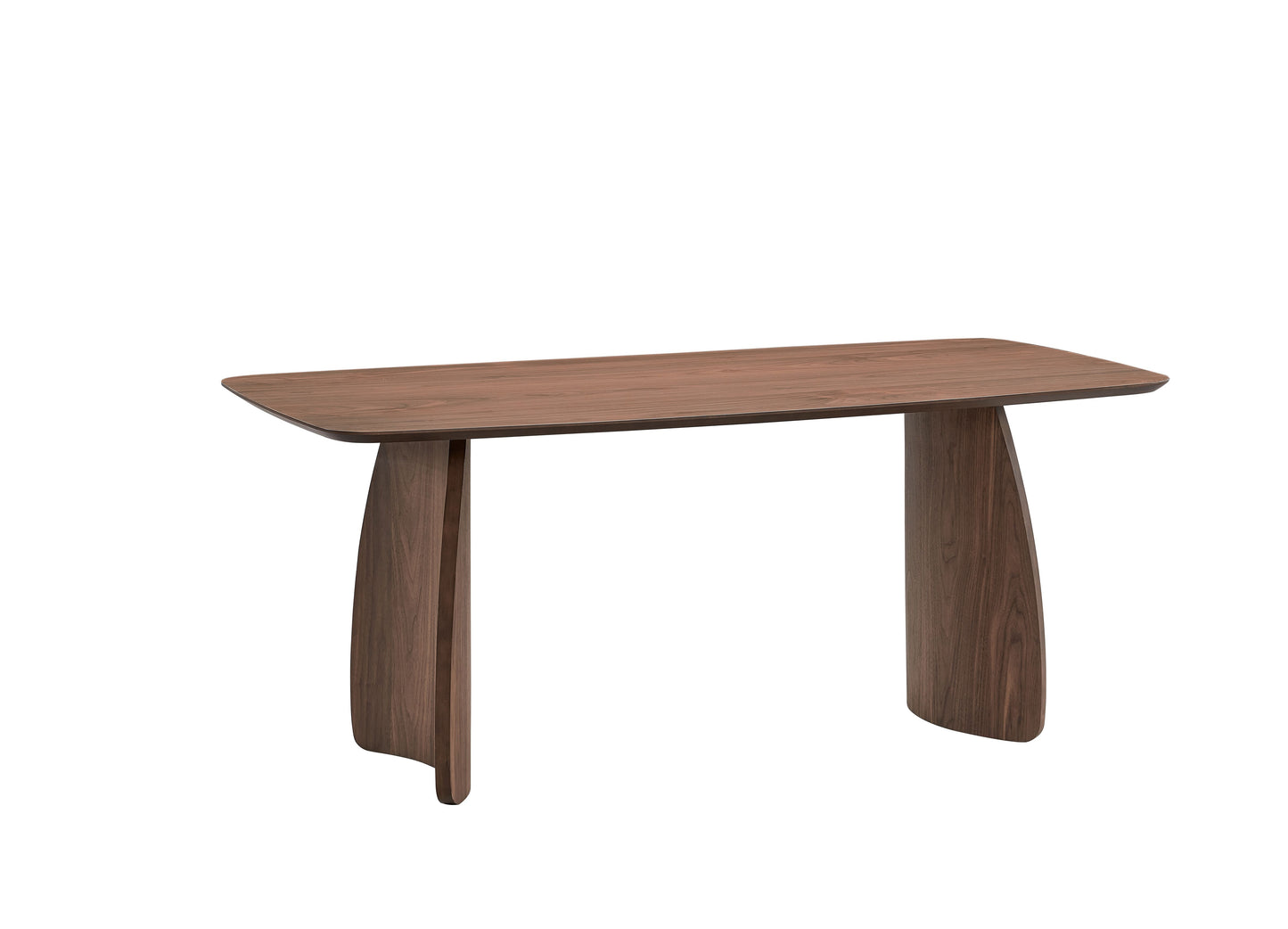 71inch Walnut Finish Dining Table