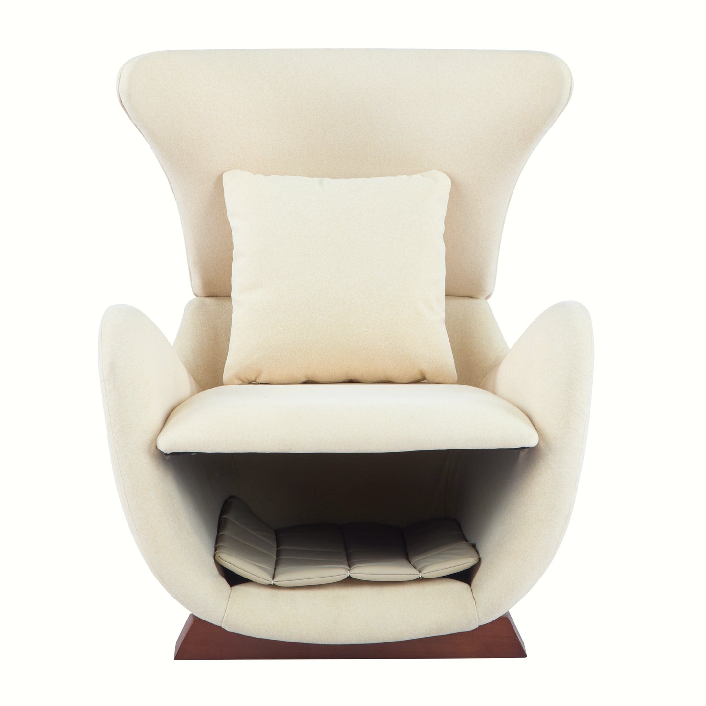 Wingback Cat Nest Lounge Chair 29.13″ | Shared Human-Pet Sofa for Small Spaces
