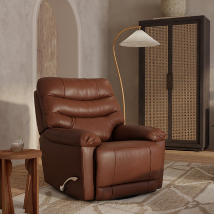 Recline + Retractable Footrest + 360° Swivel｜37"×39" Versatile Faux Leather Lounge Chair – Modern Minimalist, High-Elastic Fill, Living/Study/Balcony/TV Relax Sofa