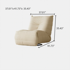 Couches for Living Room Rotatable Sofa Chair, Beige Lazy, Adjustable Small, Suitable for Living Room, Bedroom