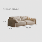 110.24" Sofa Couch for Living Room, Modern Comfy 3-Seater Sofas, Small Couches for Small Spaces, Upholstered Deep Seat Couch for Bedroom, Apartment