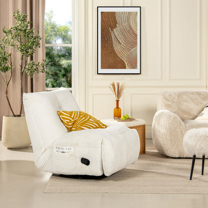 42″ to 62″ Stretchable Lounge Chair with Raised Footrest & Tiltable Back – Fits Any Space