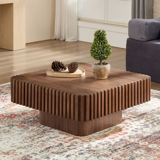 Grille Relief Modular Design Multi-Color Mid-Century Art Reception Coffee Table