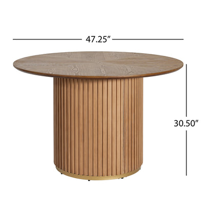 47.25" Round Pedestal Dining Table