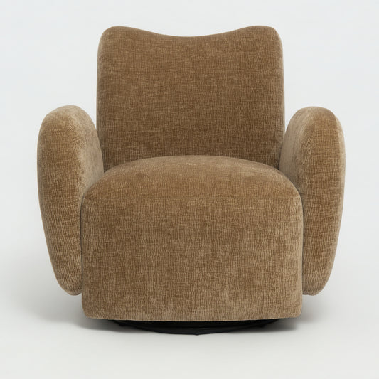 Space-Saving 32.48" Fabric Accent Chair, Lightweight Single Sofa for Apartments